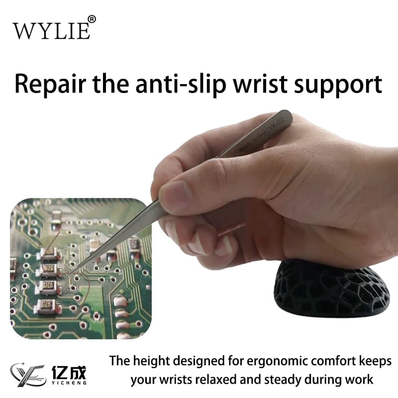 Supporto per Polso WYLIE Anti-Sospensione, Stampa 3D, Cuscinetto Ergonomico Antiscivolo a Nido d'Ape