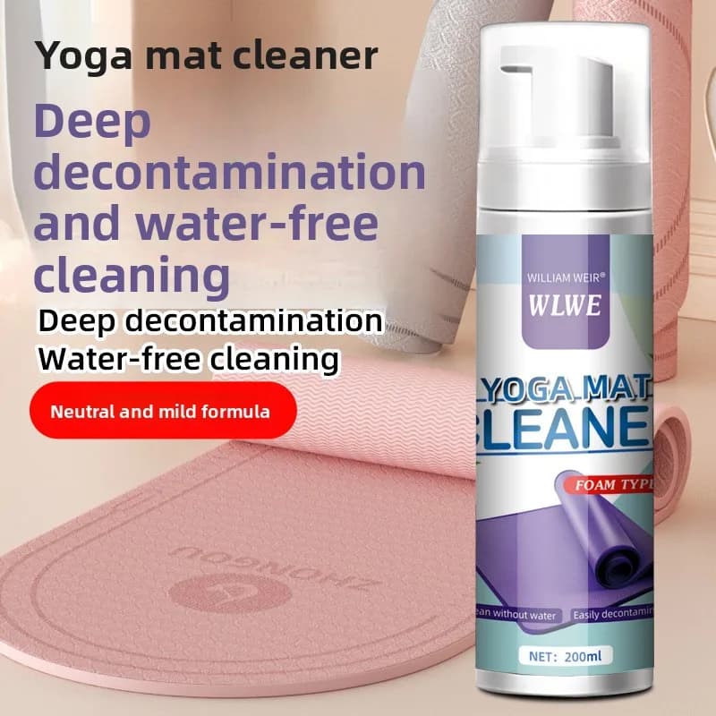 Detergent for yoga mats, remove sweat stains, washable foam cleaner, fabric mat cleaner and mats for cathone