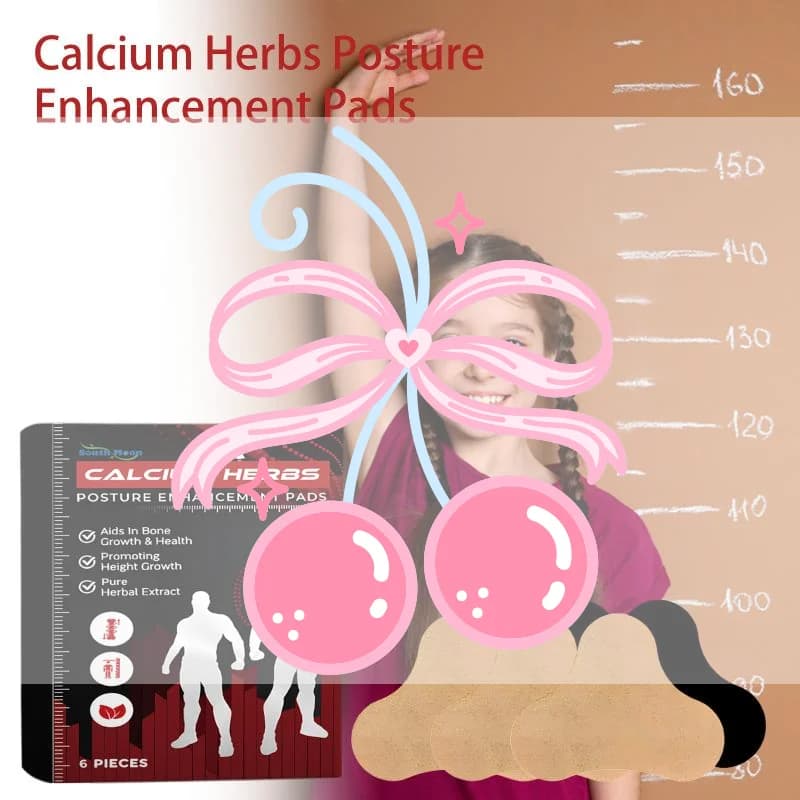 6 cerotti per la crescita in altezza, stimolazione dei punti di agopuntura, cerotti per i piedi con estratti di erbe naturali, integratori di calcio e vitamina D per adulti e adolescenti