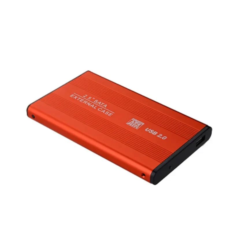 2 custodie per disco esterno da 2,5 pollici per laptop, custodia per HDD USB 3.1 ad alta velocità da 6 Gbps e 10 Gbps, custodia per SSD