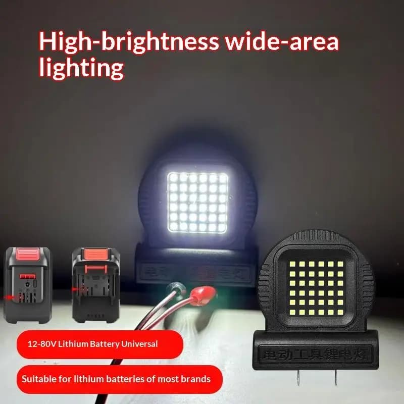 Universal LED Work Lamp Portable 1/2/4 Pieces for Battery Li-ion 18V-21V, Emergency Light for Open Camping, Electric Tools Accessories