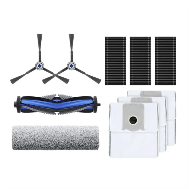 A24R Accessory For ECOVACS X8 Pro Omni Robot Vacuum Cleaner Spare Parts Kit- Main Brush, Side Brush, Filter, Roller Mop, Dust Ba