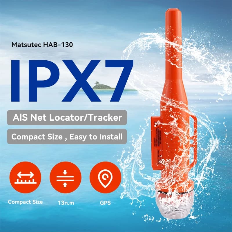 Transponder AIS Marino IPX7 RS-109M Recente, Localizzatore per Boe da Pesca RS109M, Navigazione GPS RS 109M