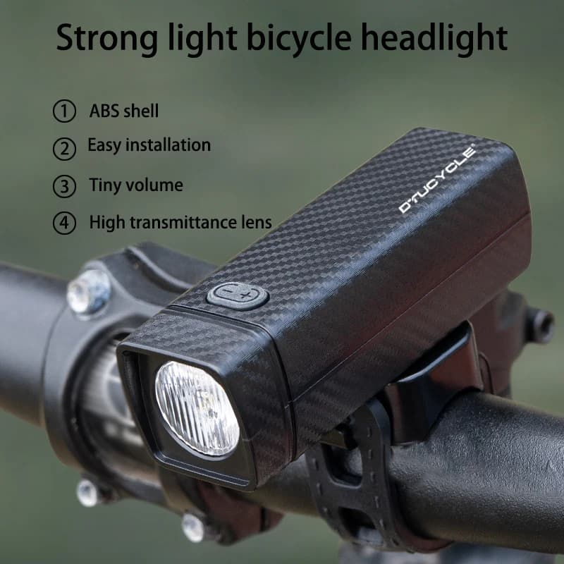 Un faro per bicicletta notturno/lampada per illuminazione di ricarica per mountain bike/faro forte per bici da strada/attrezzatura da ciclismo