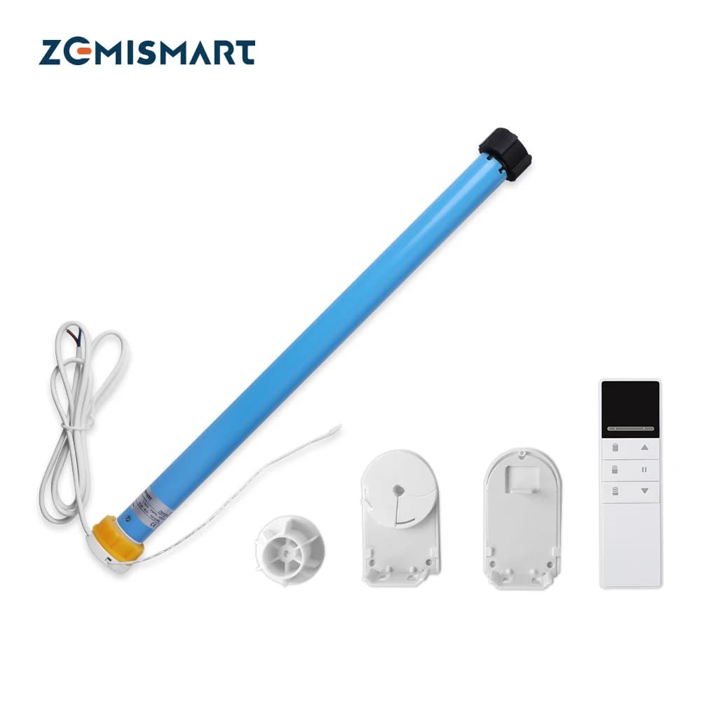 Zemismart WiFi Electric motor for roller blinds Automatic motor for 37 mm tube 38 mm Works with Tuya Alexa Google Home Voice