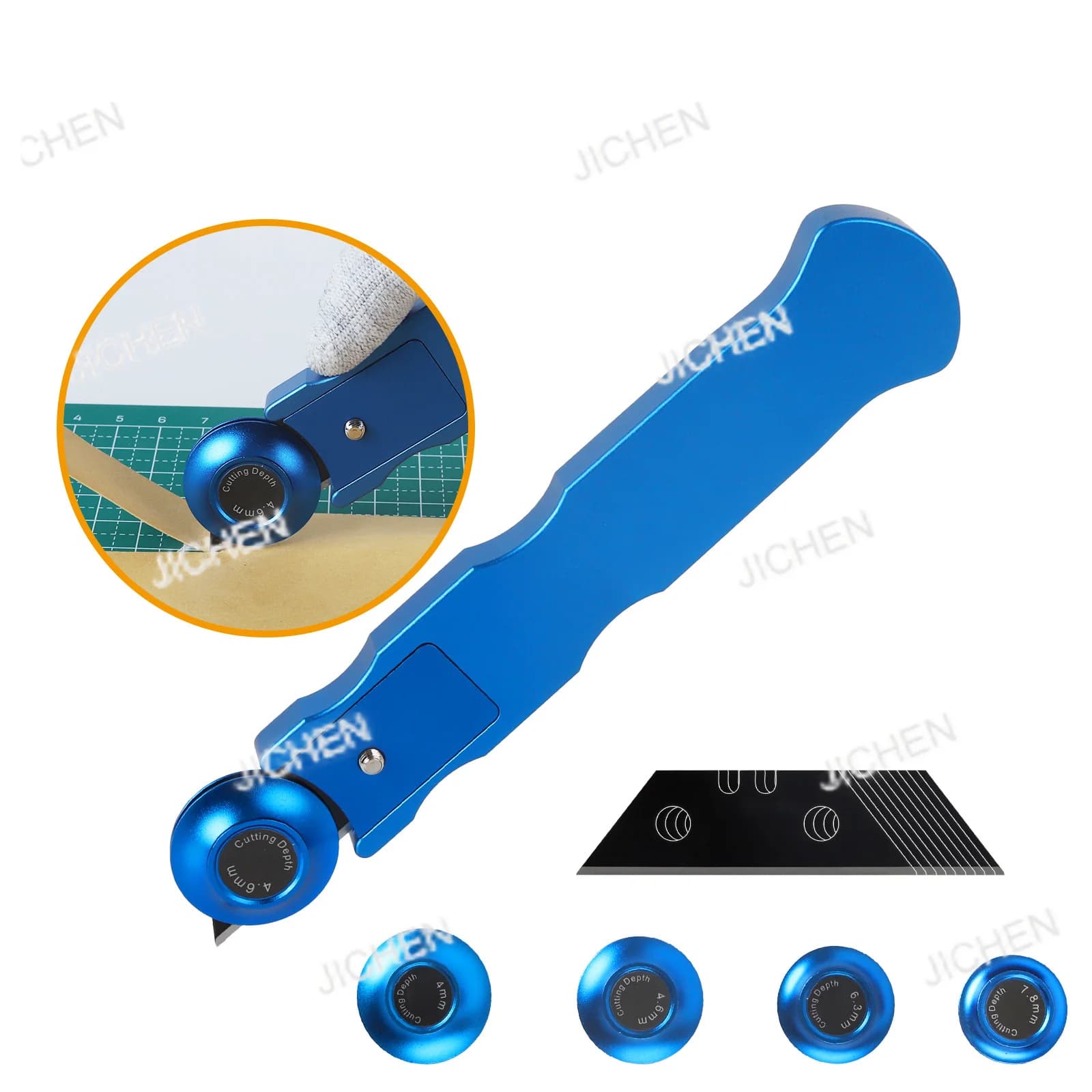 Set di Coltelli per Taglio Pellicole, Strumenti per Taglio Vinile e Pellicole in Carbonio, Utensili per Rifinitura Pellicole Oscuranti Finestre, Set di Taglierine Rotanti per Fessure