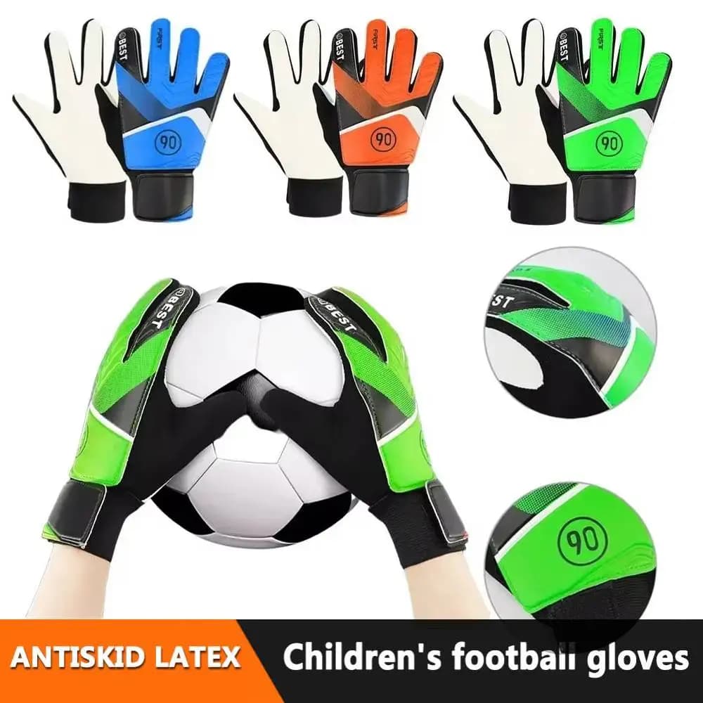 Guanti da portiere per bambini Guanti da portiere in lattice per bambini Guanti da portiere da calcio antiscivolo Guanti da portiere da calcio