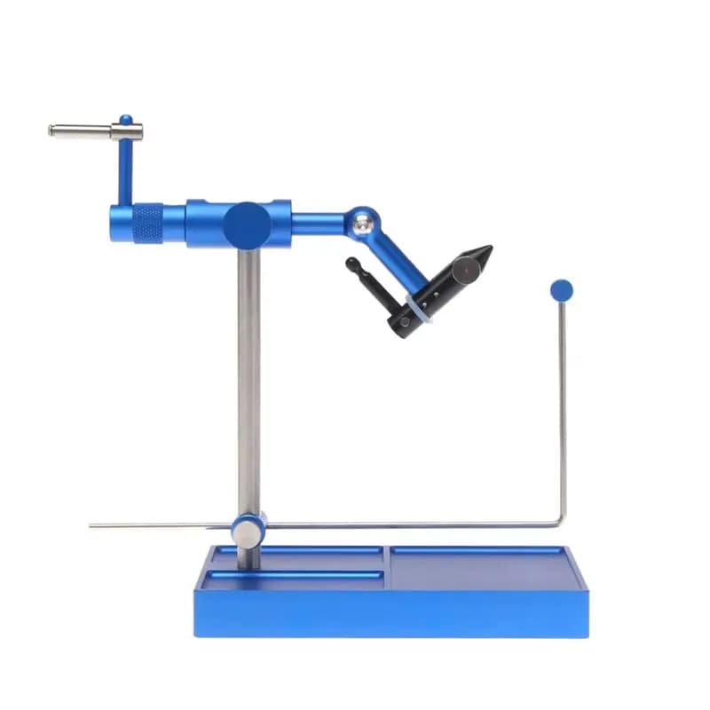 HOES-Morsa Rotante per la Realizzazione di Mosche Artificiali, Attrezzi per la Creazione di Esche, Lure Maker 360 ° Attrezzo per la creazione di esche artificiali per la pesca alla trota con jig hook