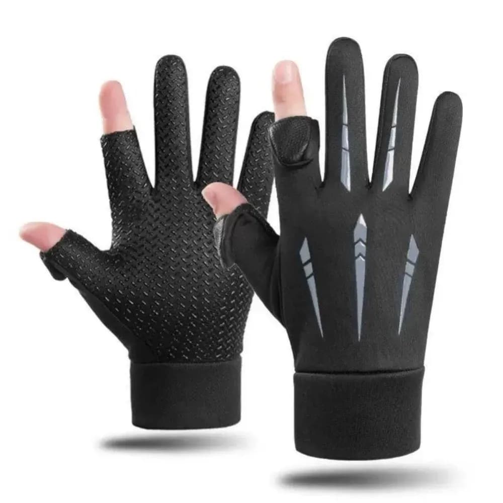 Guanti invernali ispessiti alla moda Guanti termici antivento impermeabili Guanti da ciclismo antiscivolo delicati sulla pelle per moto