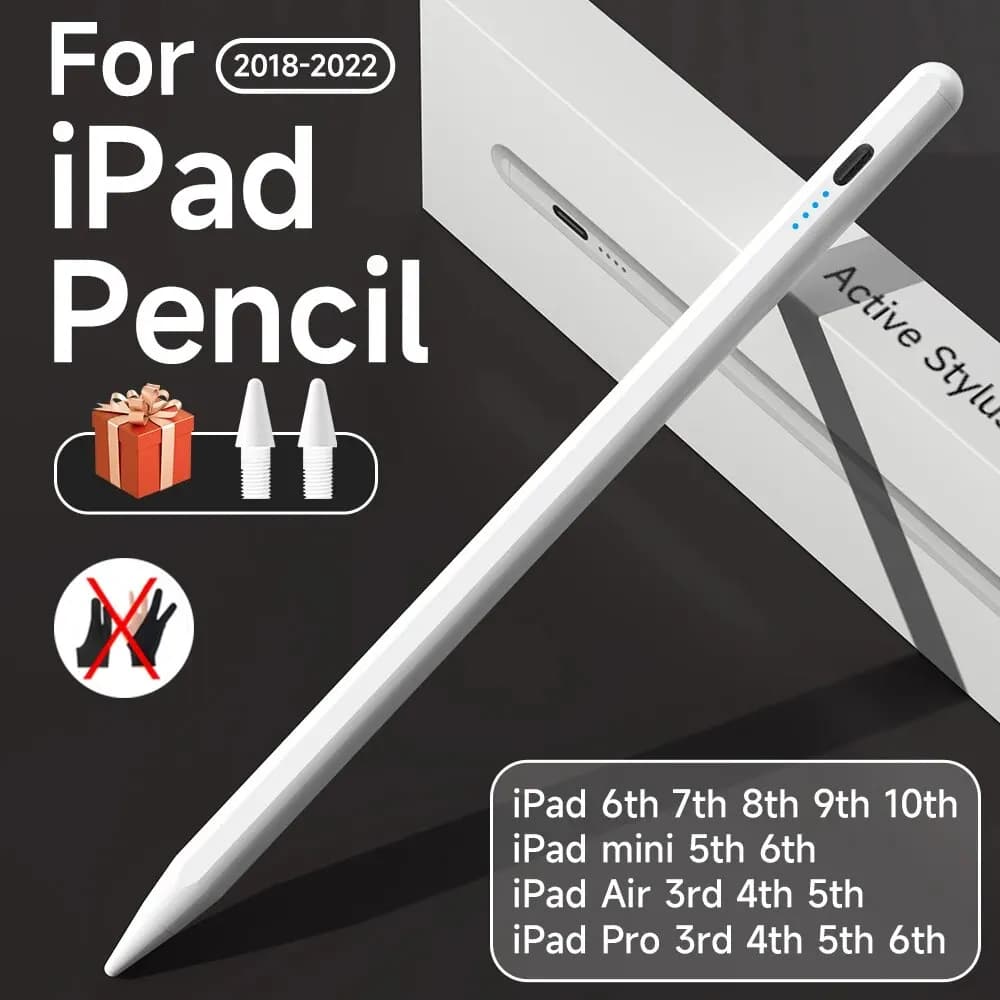 Per Apple Pencil 2 iPad Pen Palm Rejection Stilo per iPad Pro Mini 6 Air 2022 2021 2020 2019 2018 per Apple Pen iPad Matita