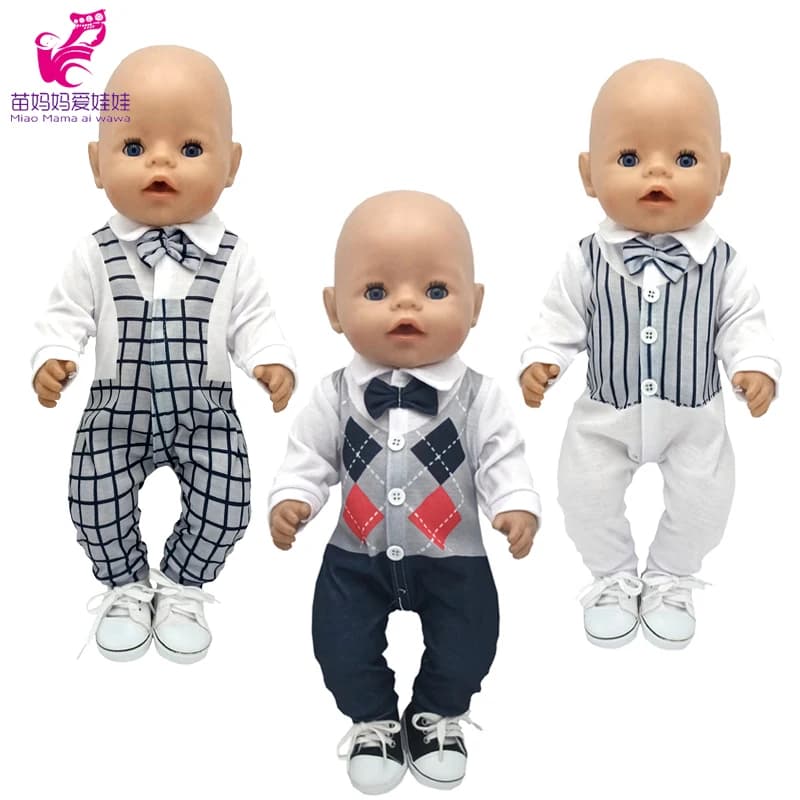 Set di vestiti per bambole da 40 cm e 17 pollici, completi per bambole rinate