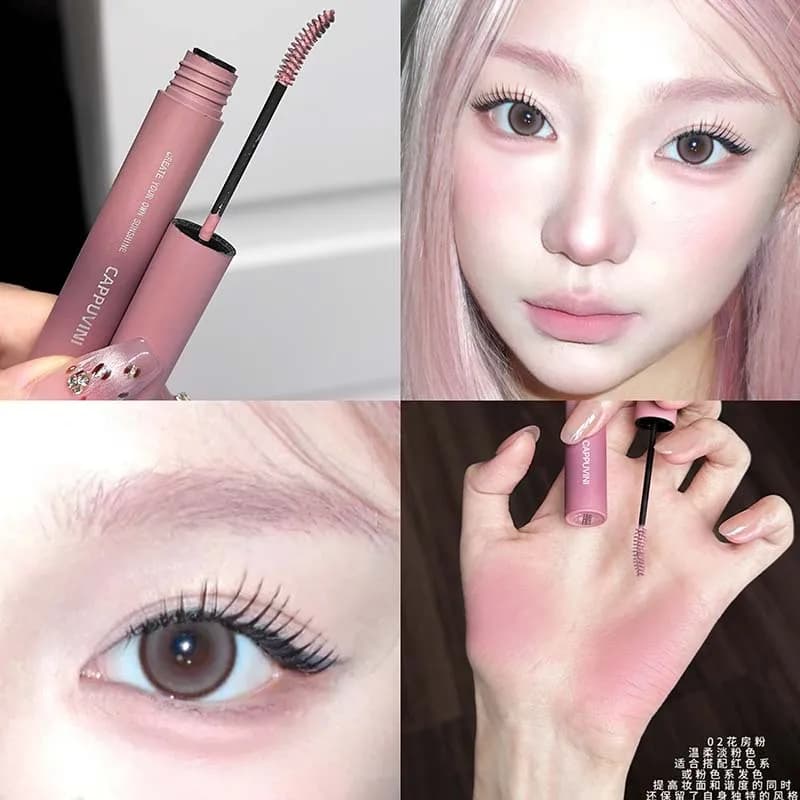 Mascara per Sopracciglia 3D Effetto Nuvola, Finitura Naturale, Impermeabile, per Studentesse, Cosmetico Cinese Economico