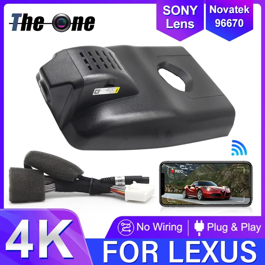 4K Auto Dvr Videoregistratore Per Lexus RX 300 350 200t 450h AL20 Per Lexus rx300 rx350 rx200t rx450h 2016-2020 2021 2022 Dash Cam