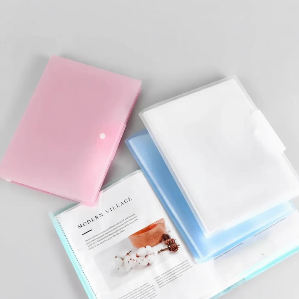 A3 Document Organizer Folder Plastic File Case Student Stationery Exam Paper Sorting Portfolio Storage Bag Keeper