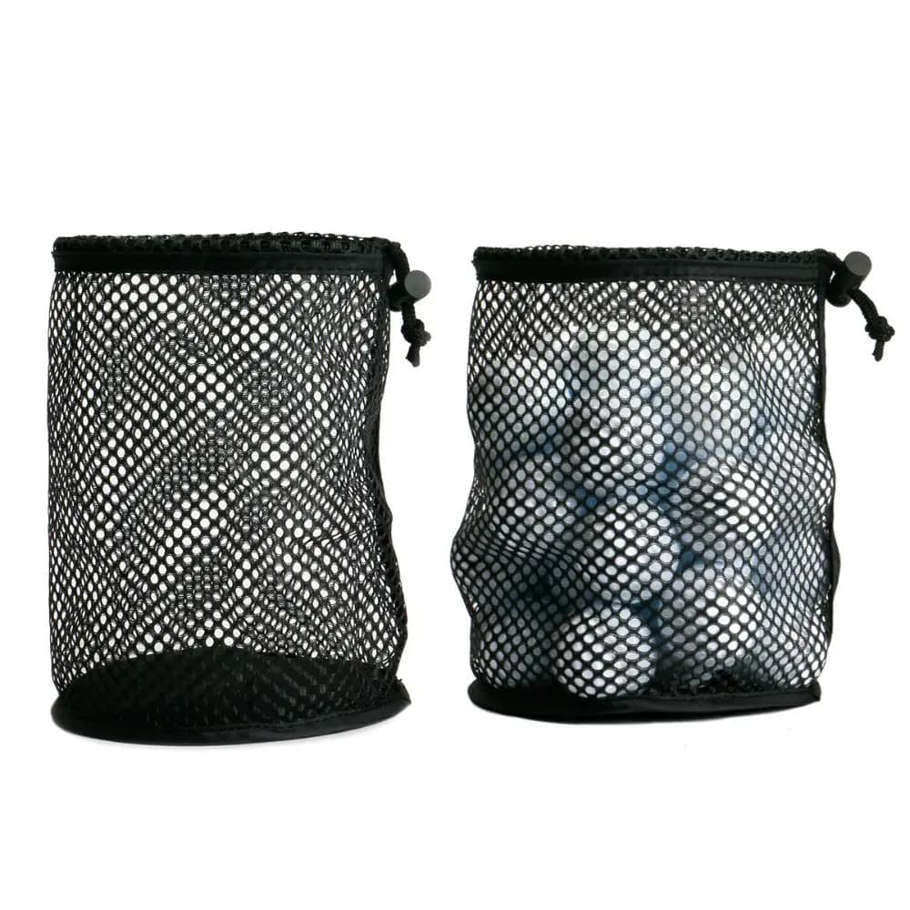 Empty 12/25/50 Golf Drawstring Pouch Mesh Nylon Golf Mesh Net Bag 3 Colors Large Capacity Golf Training