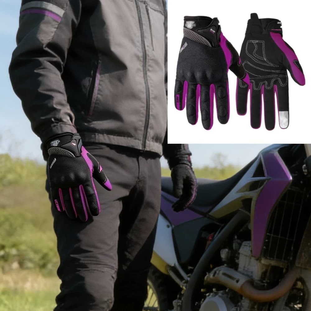 Suomy SU-09 Summer Motorcycle Gloves Mesh Breathable Moto Gloves Unisex Touch Screen Motocross Gloves Touch Screen Cycling Glove