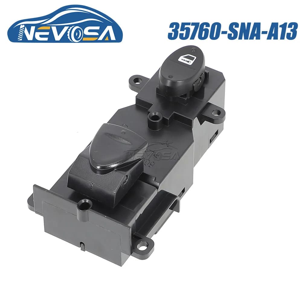 NEVOSA 35760-SNA-A13 Per Honda Civic 2006 2007 2008 2009 2010 2011 Passeggero Auto Elettrica Finestra di Potere Interruttore di Pulsante 35760SNAA13