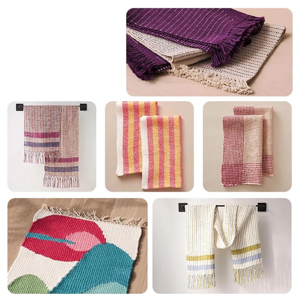 Mini Desktop Weaving Loom Handcraft Machine ZZ202