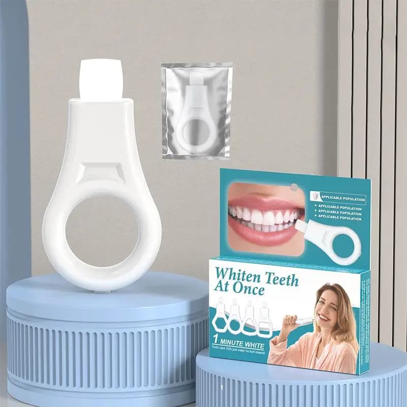 Spazzolino in spugna per la pulizia dei denti Nano per bambini, 1 pezzo, sbiancante, per la rimozione delle macchie, per l'igiene orale quotidiana a scuola