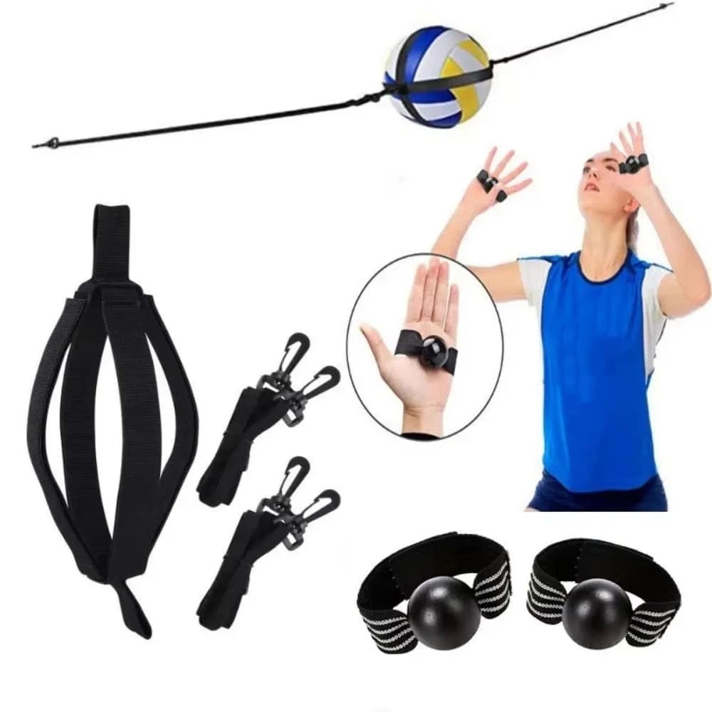 Elastic Volleyball Spike Trainer Wear-resistant Adjustable Volleyball Auxiliary Training Lightweight Portable