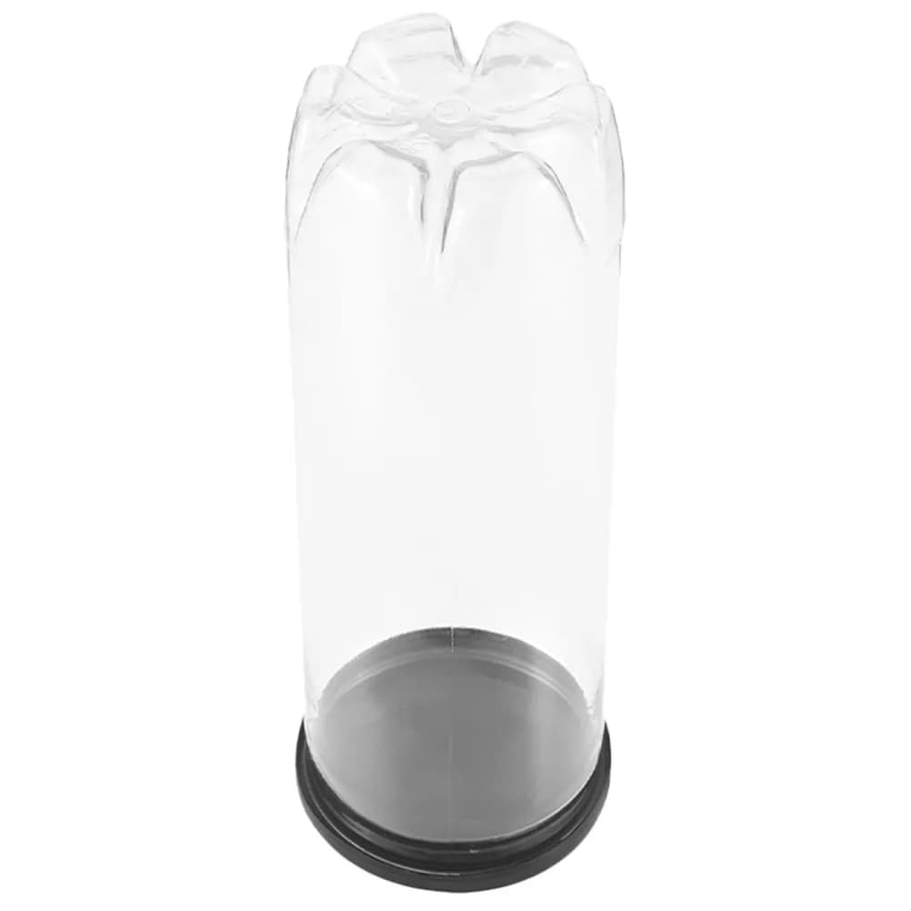 Lightweight PVC Tennis Ball Storage Holder Transparent Cylinder for Multiple Balls Portable on-The-Go Tennis Organizer Sports