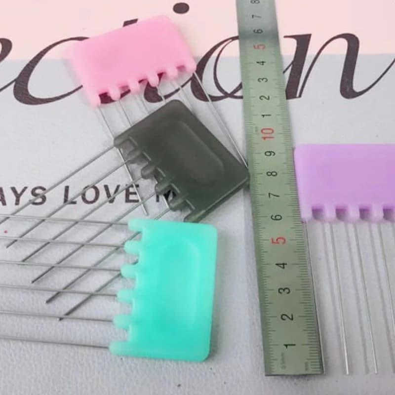 New Pet Grooming Crown Fork Comb, Competition Show Styling Steel‑Pin Comb, Dog Hair Finishing Pick‑Up Comb for Pet Grooming Work