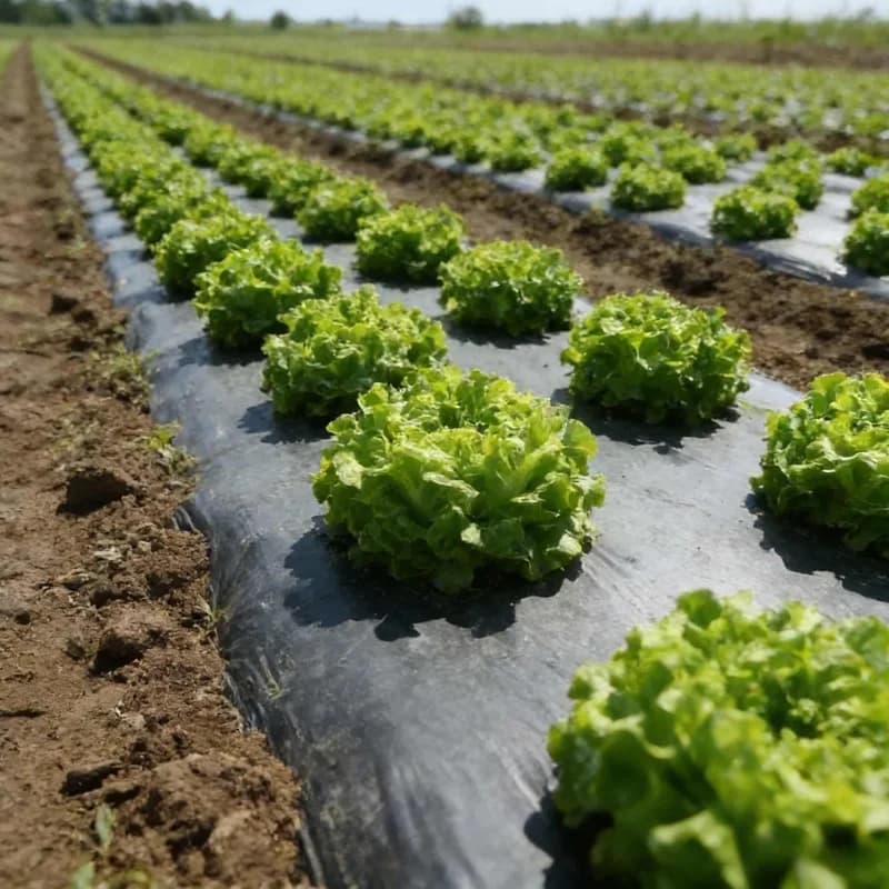 Tessuto Traspirante Perforato per Controllo Erbacce, Film Plastico per Giardinaggio e Paesaggistica, Copertura Anti-Erbacce, Confezione da 1 Pezzo