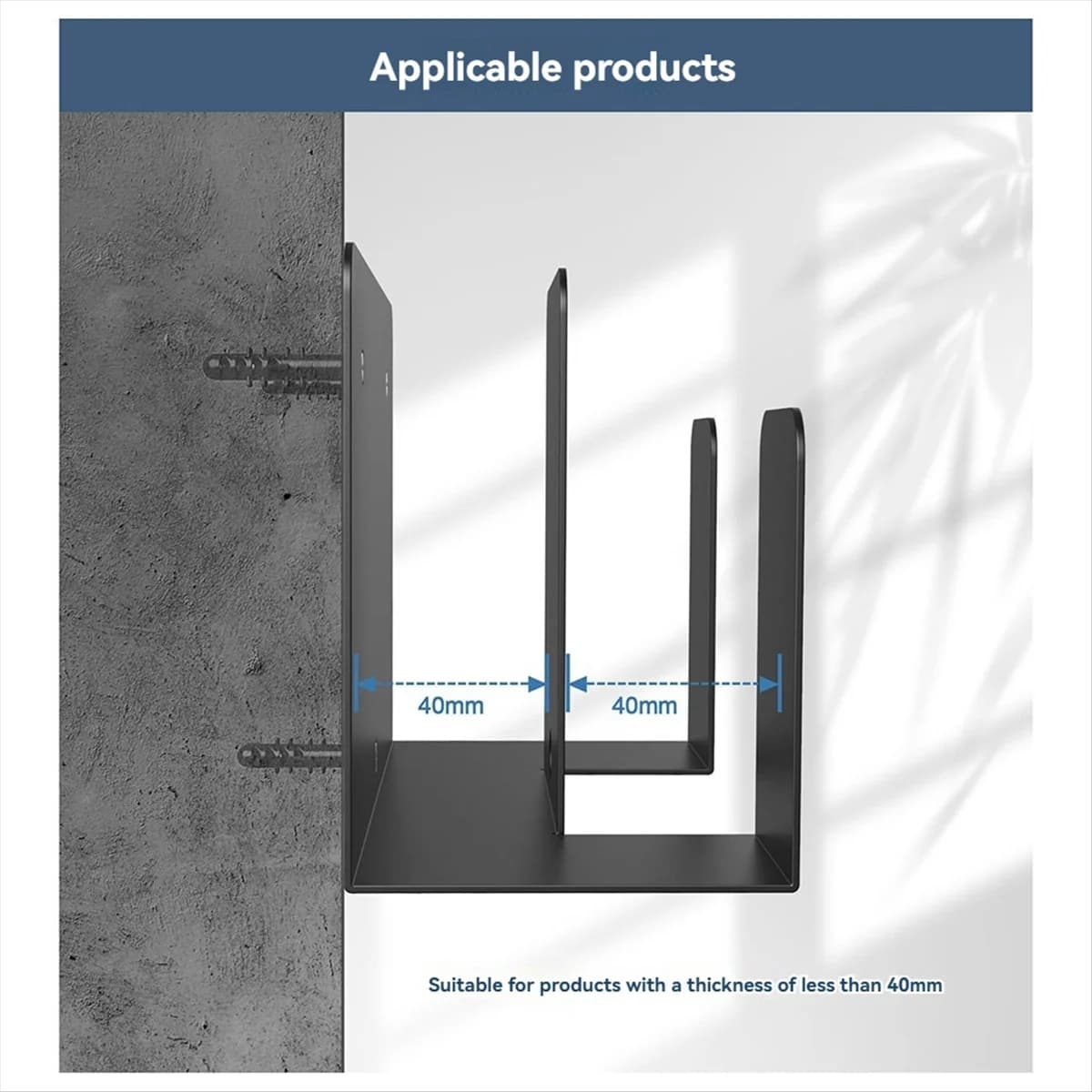 Supporto universale per montaggio a parete per laptop - Design a doppio strato