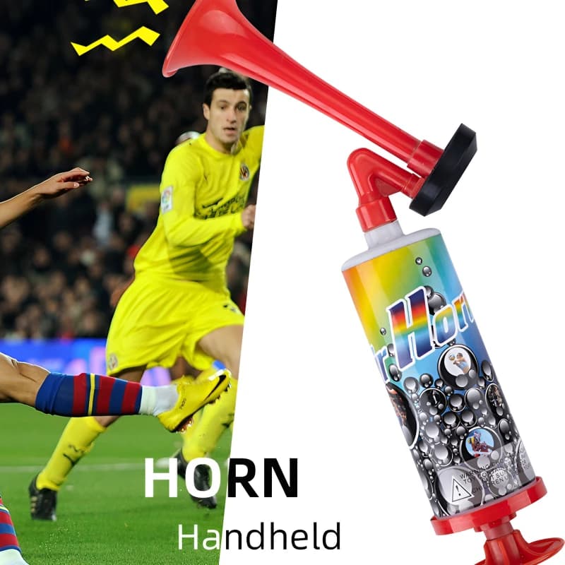 1 Pezzo Tromba ad Aria Portatile, Clacson ad Aria Compressa per Feste, Accessori di Sicurezza, Trombe d'Emergenza per Eventi Sportivi di Calcio, Compleanni