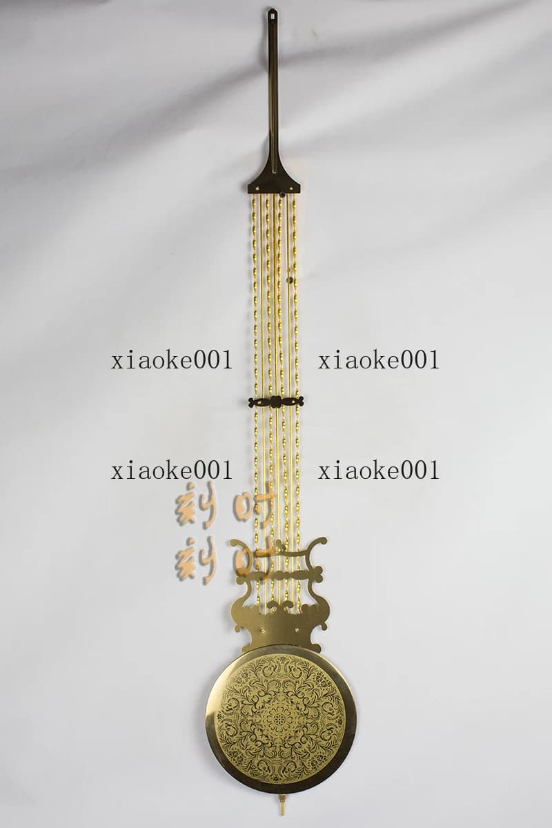 Accessori per orologi da terra a carica meccanica, orologio da parete, pendolo, pendolo in alluminio lungo circa 95 cm, pendolo in metallo