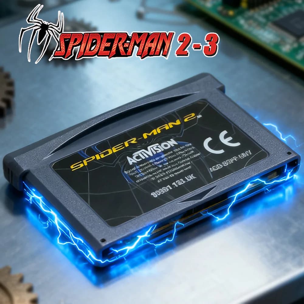GBA Gioco SPIDER MAN Serie 32 Bit Cartuccia per videogiochi Console Card SPIDER MAN 2 SPIDER MAN 3 Per GBA/SP/DS