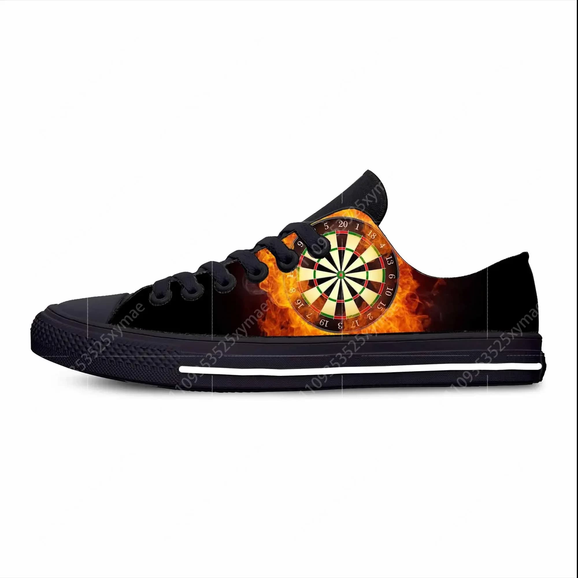 Scarpe da Ginnastica Casual Divertenti con Stampa 3D, Comode e Traspiranti, per Uomo e Donna, Ispirate ai Giochi di Freccette