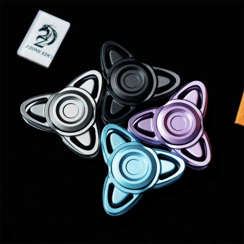 Lega di alluminio Fidget Spinner EDC Slider Toys Antistress Mano Spinner per ADHD Autismo Ansia Sollievo Terapia Sensoriale Giocattoli