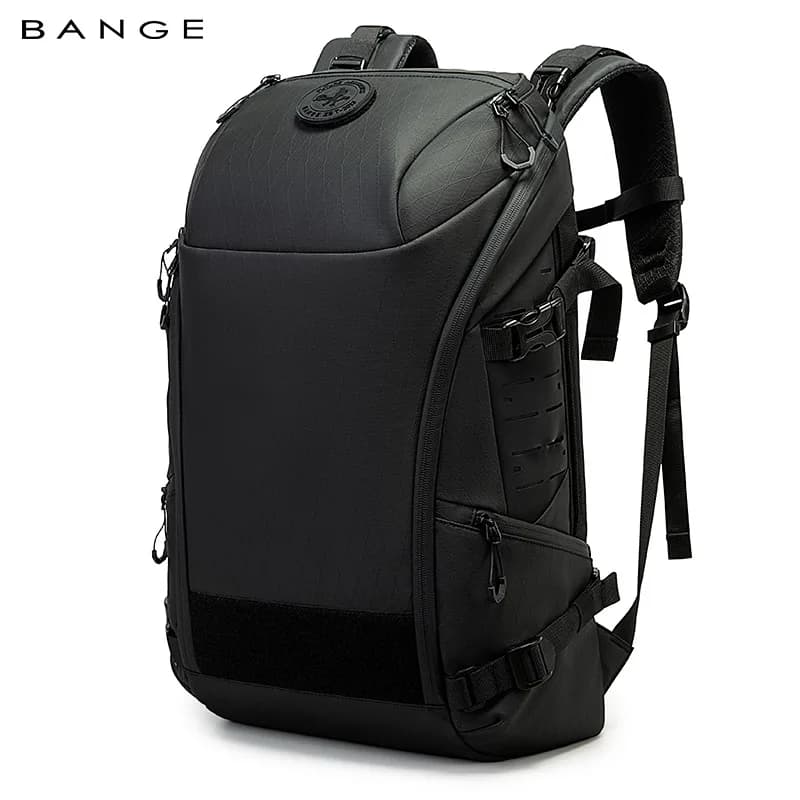 BANGE Outdoor Travel Backpack Camping Men Large Hiking Tourist Rucksack Waterproof Sport Climbing Mountain 15.6 laptop backpack