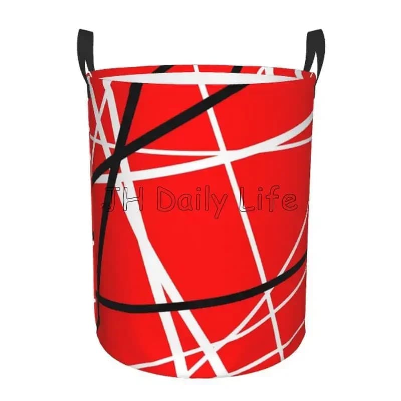 Van Halen Waterproof Circular Candle Basket, Large Round Bearing Baskets, Folding Bags for Bathroom, Bedroom, Dorm