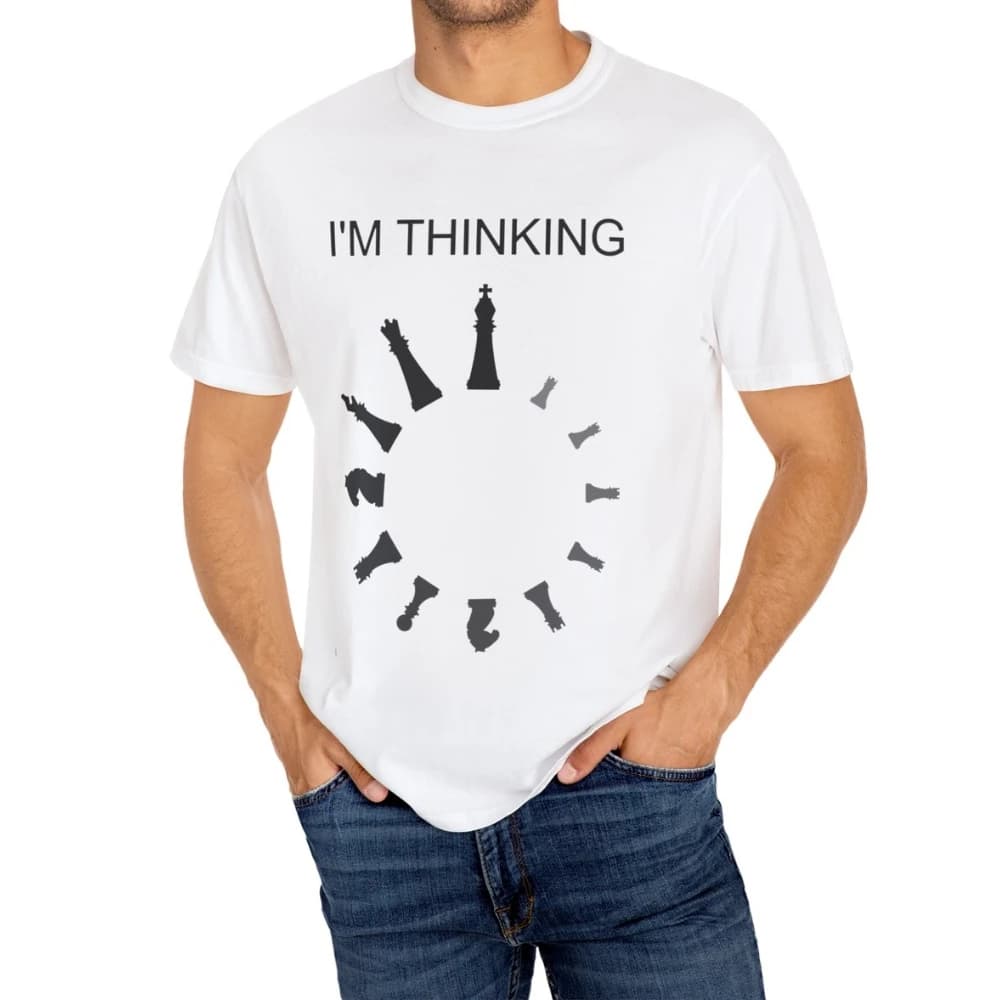 T-shirt Divertente per Amanti degli Scacchi, Regalo per Giocatori di Scacchi, Maglietta con Design Unico Stampato per Uomo e Donna, Top per la Vita Quotidiana
