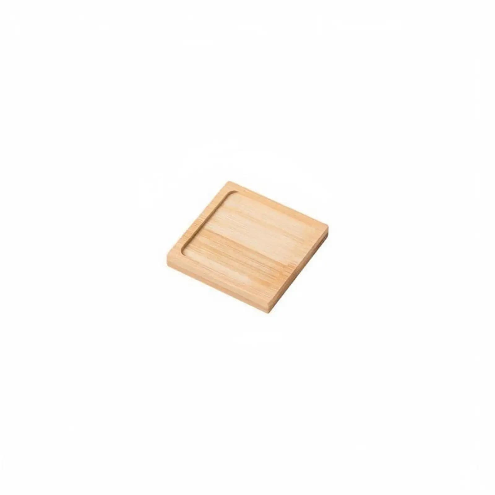 Bamboo Industrial Tray Waterproof Plant Saucer Rectangular Pot Base Decorative Wooden Stand for Indoor Planters