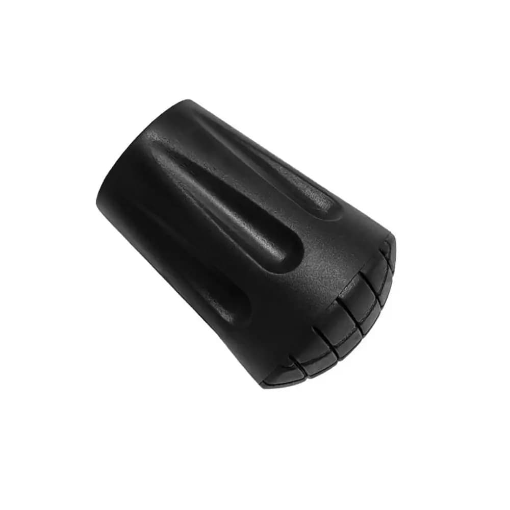 11mm Rubber Roller Winding Wheel Cover Black Anti-slip Covers for Trekking Stick Toe