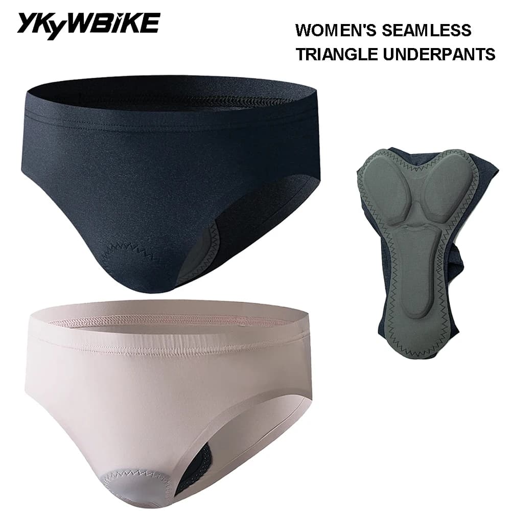 Ykywbike Sconto del 50% su Pantaloncini Imbottiti da Ciclismo per Donne, Abbigliamento da Bici, Slip Triangolari, Attrezzatura per Bicicletta