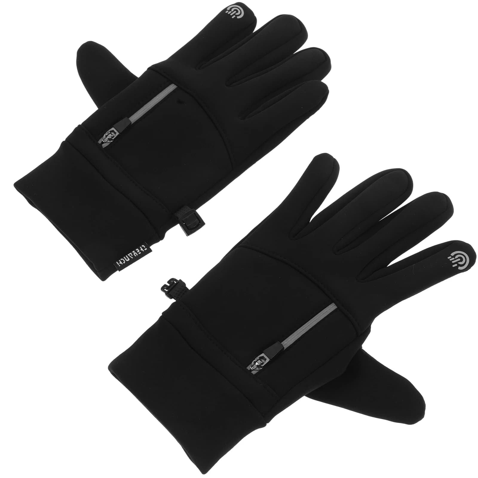 Guanti Invernali da Ciclismo Impermeabili Antivento Termici Compatibili con Touch Screen per Sport all'Aperto Guida Motociclismo