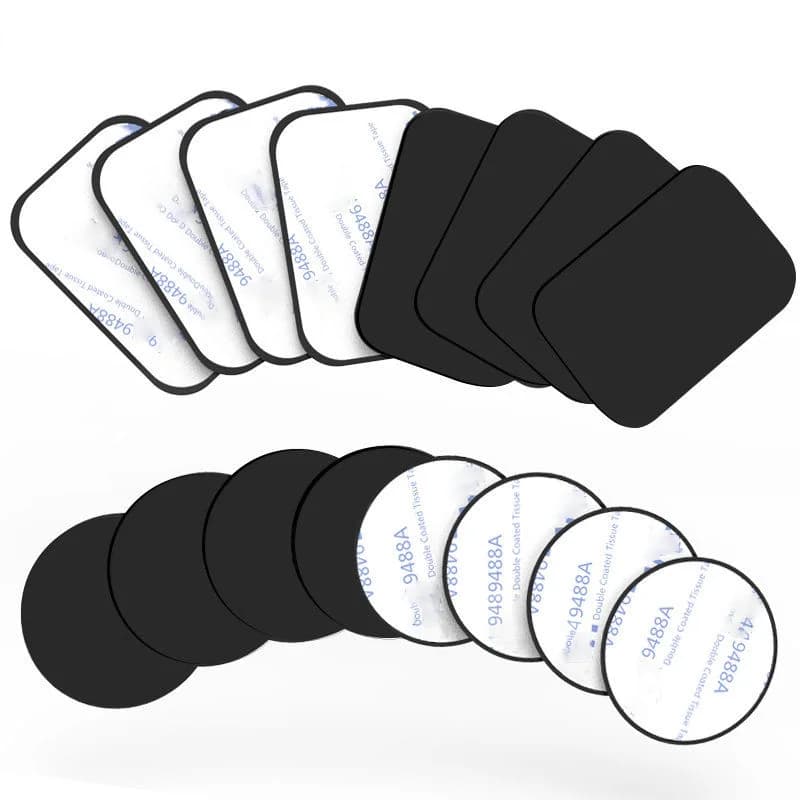 1 pz/3 pz/5 pz piastra metallica adesivo disco foglio di ferro per supporto magnetico per telefono per supporti magnetici per supporto per telefono per auto non magnete