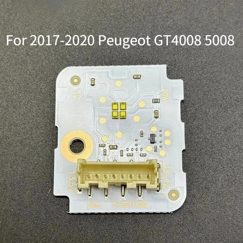 Nuovo circuito LED DRL bianco a 8 pin per Peugeot GT 4008 5008 2017-2020, ricambio chip sorgente luce faro B011159-C