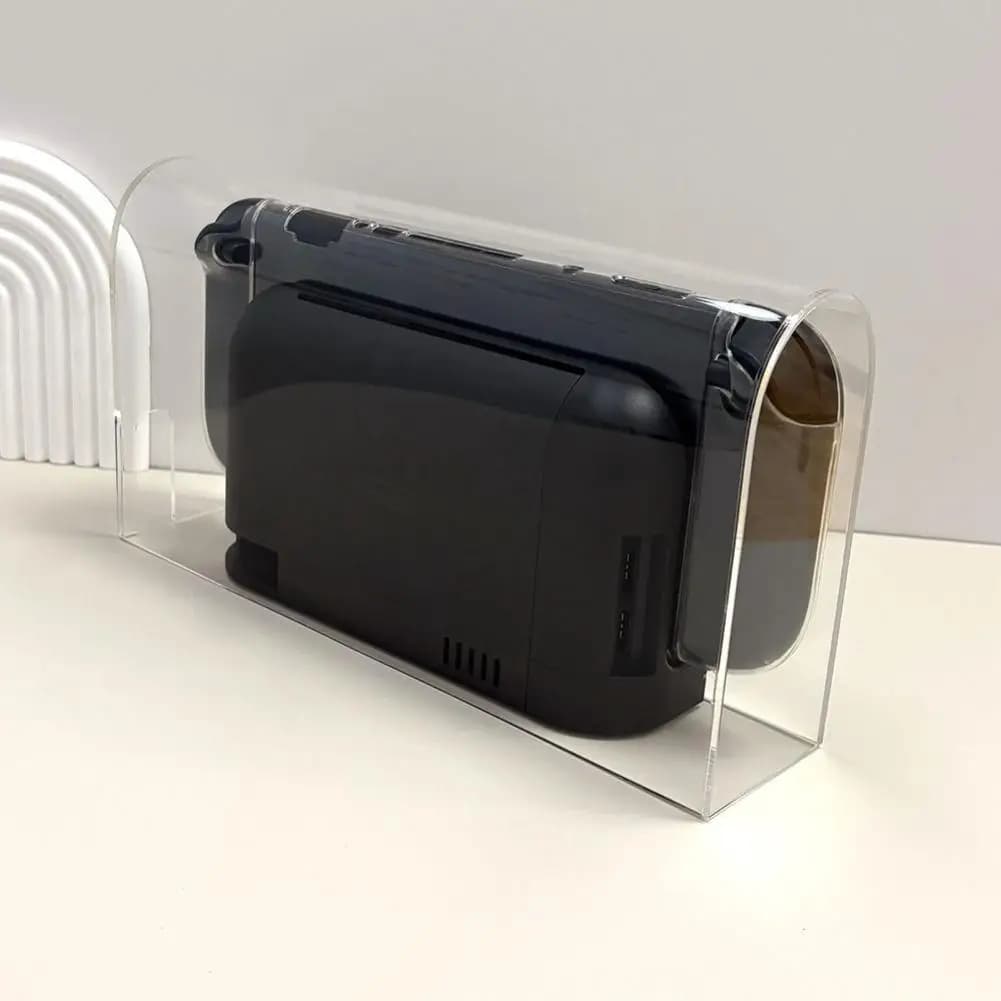 Per interruttore 2 ‌ Copertura antipolvere per host in acrilico trasparente Scatola di visualizzazione trasparente per Switch 2 Console di gioco Dock Custodia protettiva Accessor B2P6