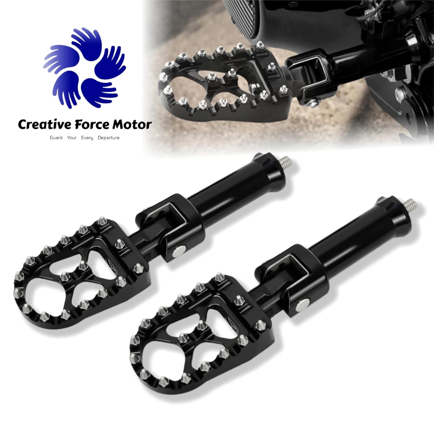2018-2026 Passeggero Poggiapiedi Pedale/Kit di Montaggio Moto Pedane Posteriori Per Harley Softail Low Rider S T Street Bob 114 Fat Boy