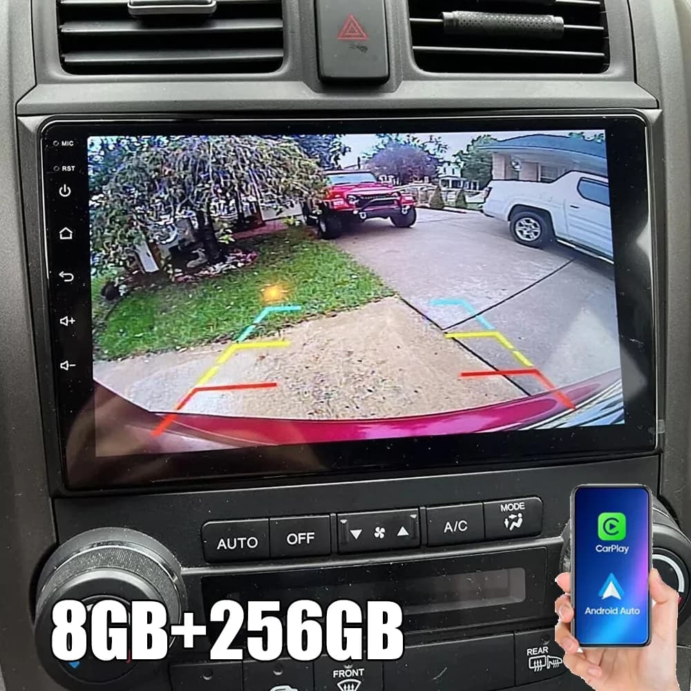 Autoradio wireless CarPlay Android 15 Auto per Honda CR-V 3 RE CRV 2007 2008 2009 2010 2011 Lettore video multimediale stereo