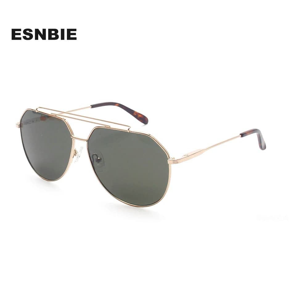 Occhiali da sole polarizzati per aviazione in lega Uv400 Occhiali da sole per donna Sport all'aria aperta Guida Pilota maschile Oculos De Sol Eyewear