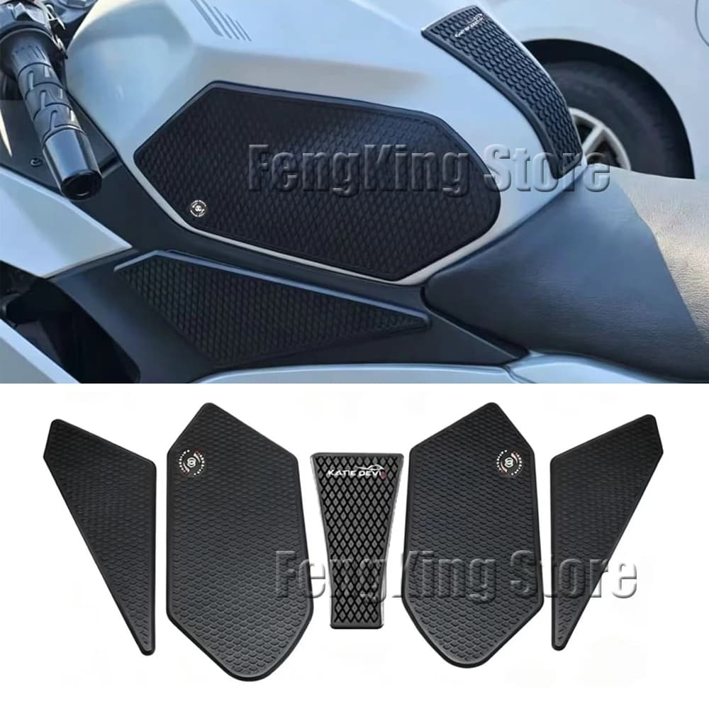 motorcycle accessories Chain edge cover protection sticker 3D epoxy resin protection sticker For ZONTES 368G 368G