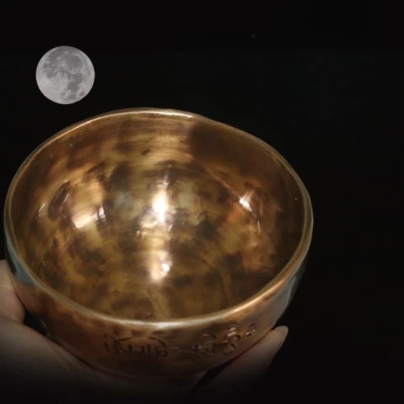YFY full moon singing bowl meditation copper sound therapy bowl relaxation healing zen bowl