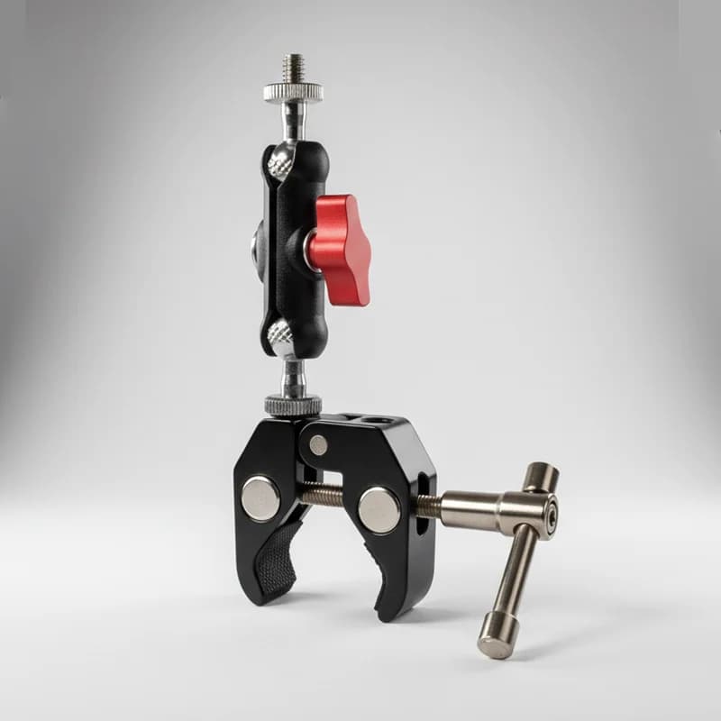 Metal Magic Arm Clamp for Camera Arm with Super Clamp Photography Accessories for Light Microphone Support for Monitor