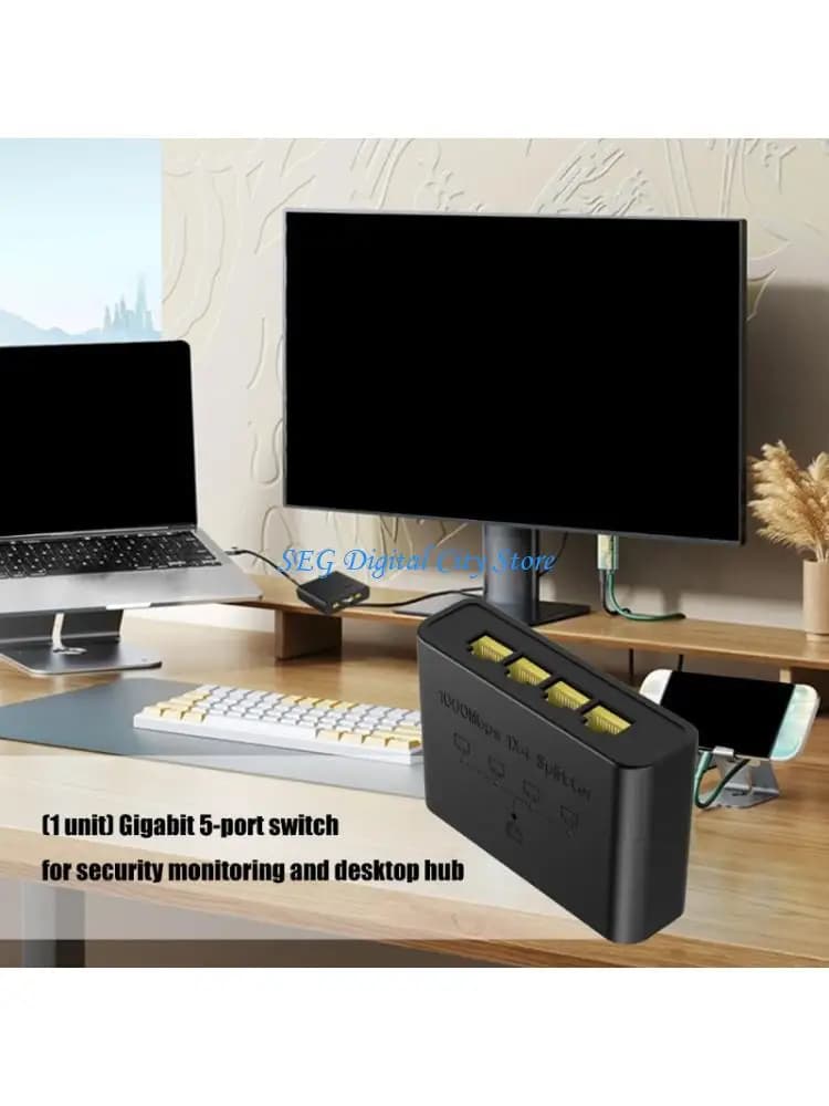 U75B Energy Efficient Gigabit Desktop Change Supporting Multiple Security Cameras